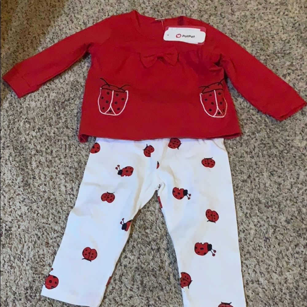 Adorable ladybug outfit